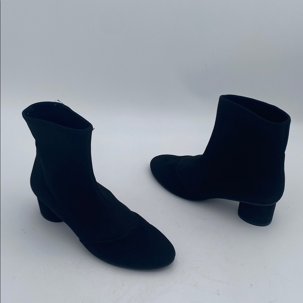 Vintage Nine West classic socks Black Women's Ankle Booties 6.5 casualy2k office